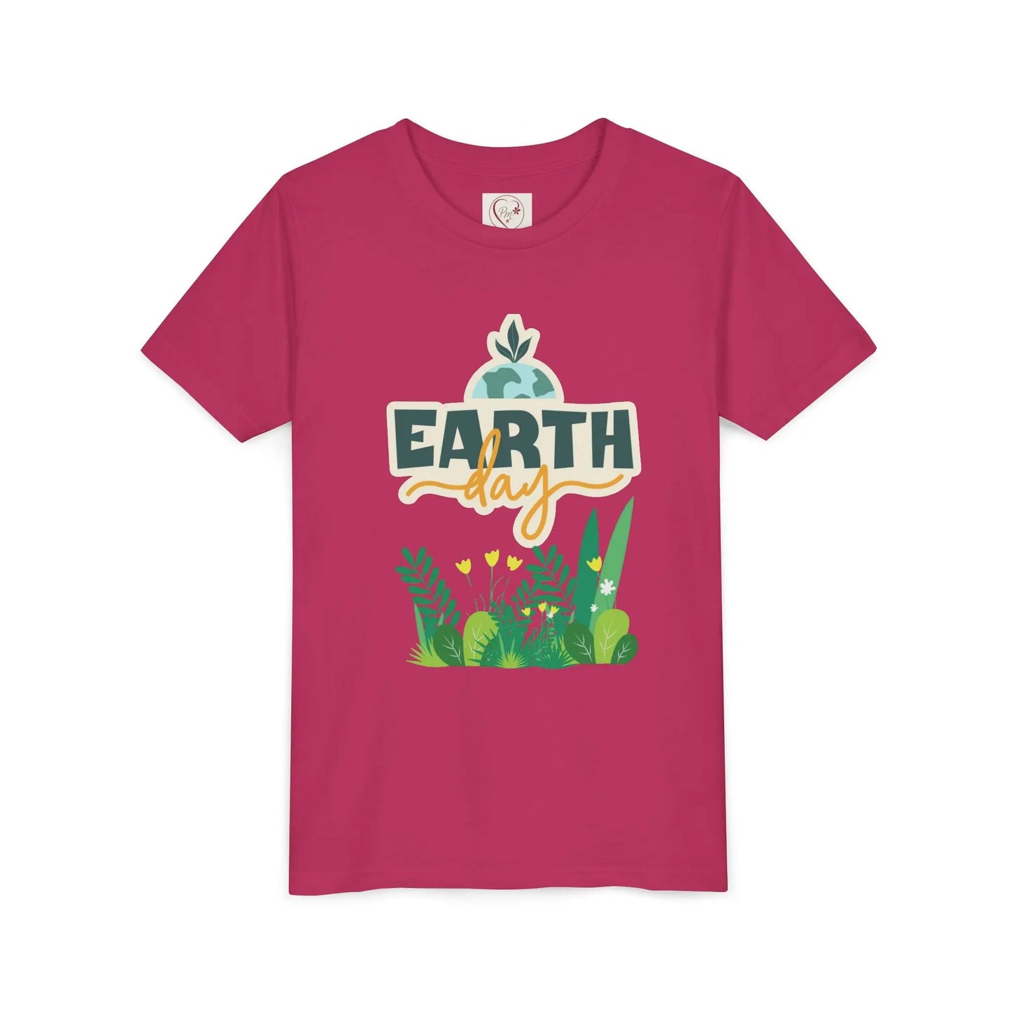 Soft cotton youth tee with Earth Day green foliage design. Perfect for eco-friendly kids and Earth Day celebrations. Sizes S-XL.
Berry