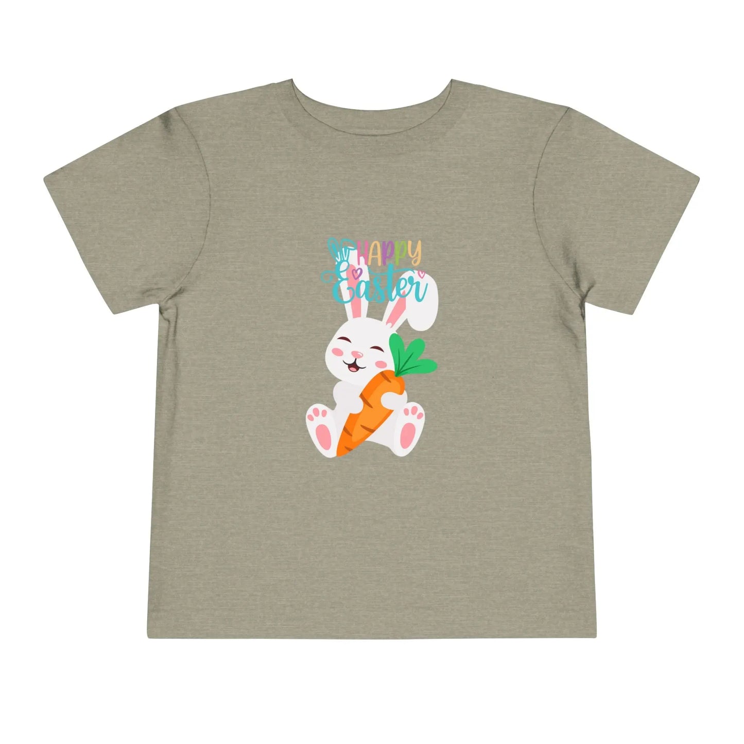 Soft cotton toddler tee with sleepy bunny holding carrot and Happy Easter lettering. Perfect for egg hunts and spring celebrations. Sizes 2T-5T.
Heather Stone