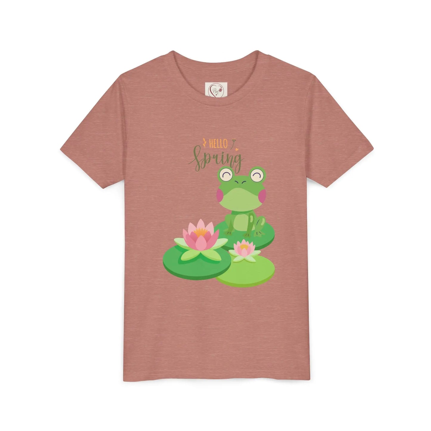 Soft cotton youth tee with playful frogs, water lilies, florals, and bluebird. Perfect for spring adventures and everyday wear. Sizes S-XL.
Haether Mauve