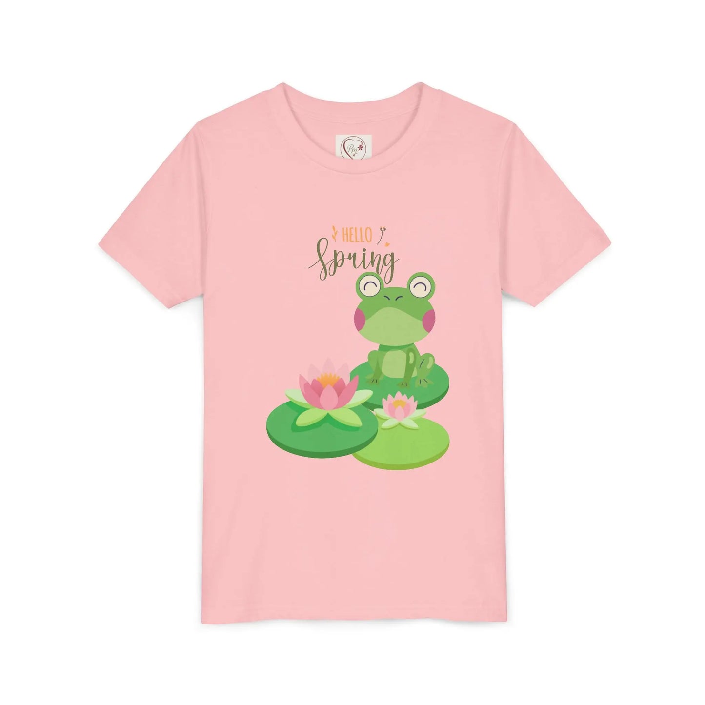 Soft cotton youth tee with playful frogs, water lilies, florals, and bluebird. Perfect for spring adventures and everyday wear. Sizes S-XL.
Pink