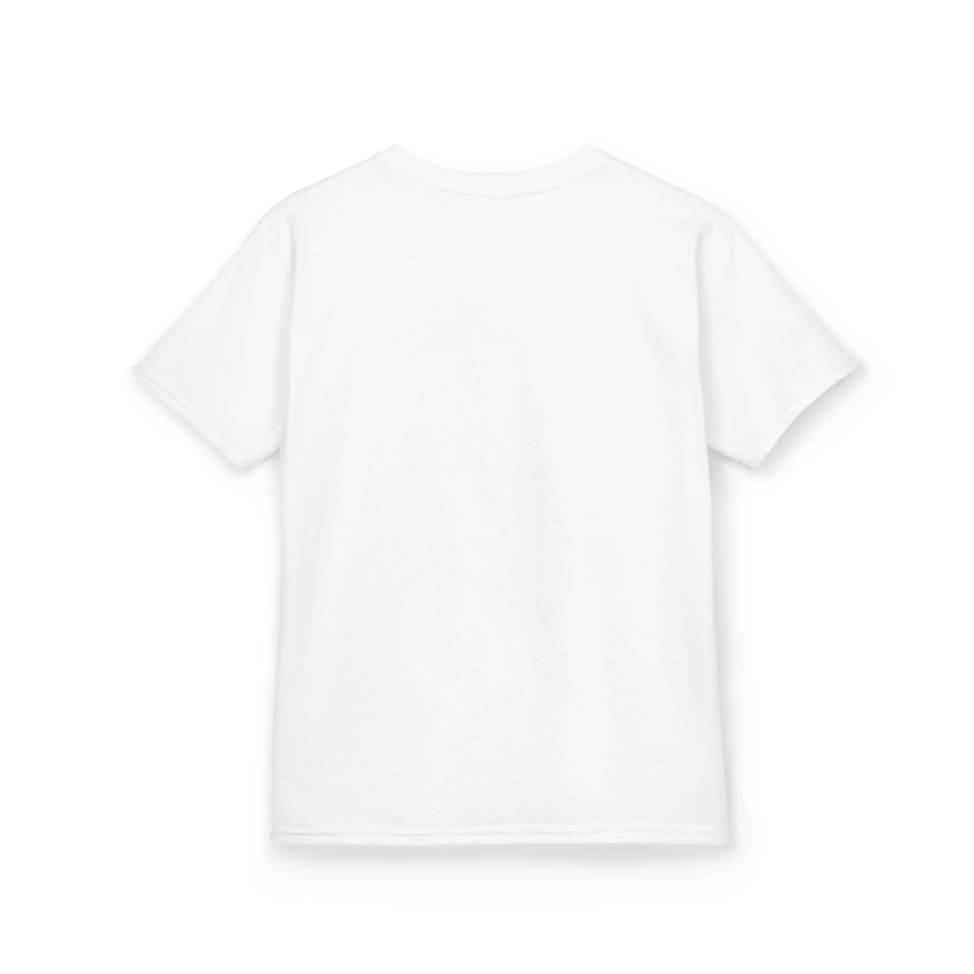 Back view Kids T-Shirt — "Same World Different Minds" Colorful Raised Hands Autism Awareness Tee