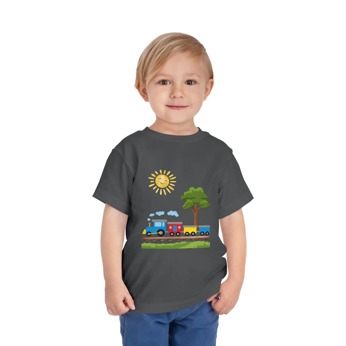 All aboard! This sunny train graphic toddler tee is perfect for little train lovers. Soft, bright, and ready for every adventure. Sizes 2T–5T.
Asphalt