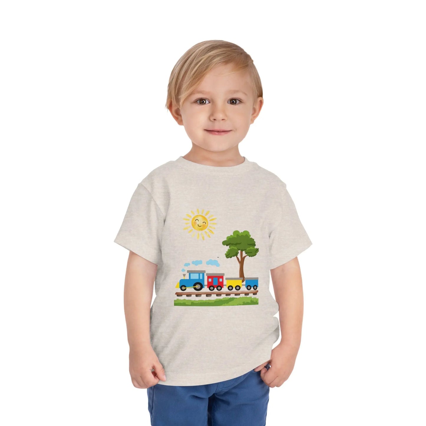 All aboard! This sunny train graphic toddler tee is perfect for little train lovers. Soft, bright, and ready for every adventure. Sizes 2T–5T.
Heather Dust