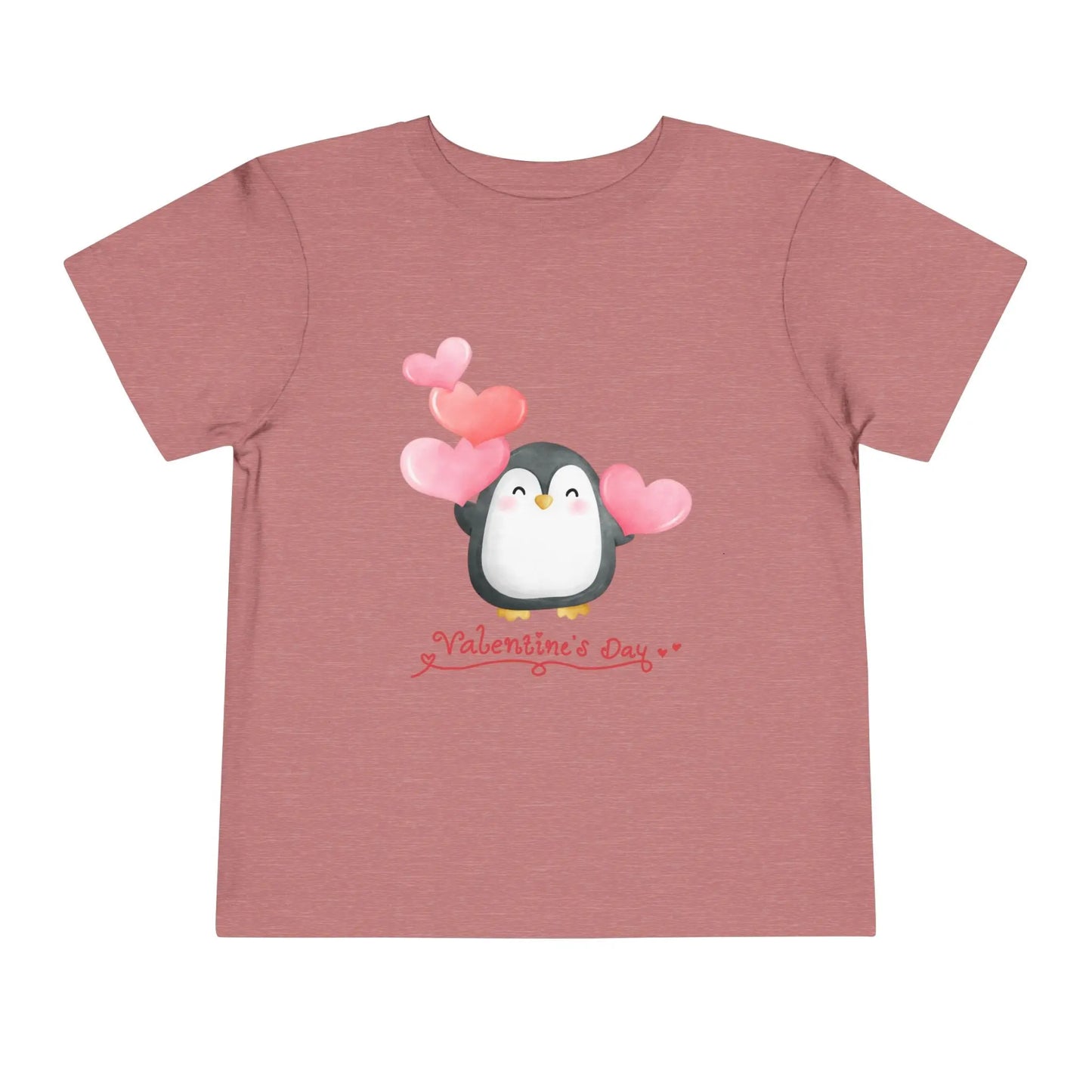 Soft cotton toddler tee with sweet penguin and pink hearts. Perfect for Valentine's Day celebrations and spreading love. Sizes 2T-5T.
Heather Mauve