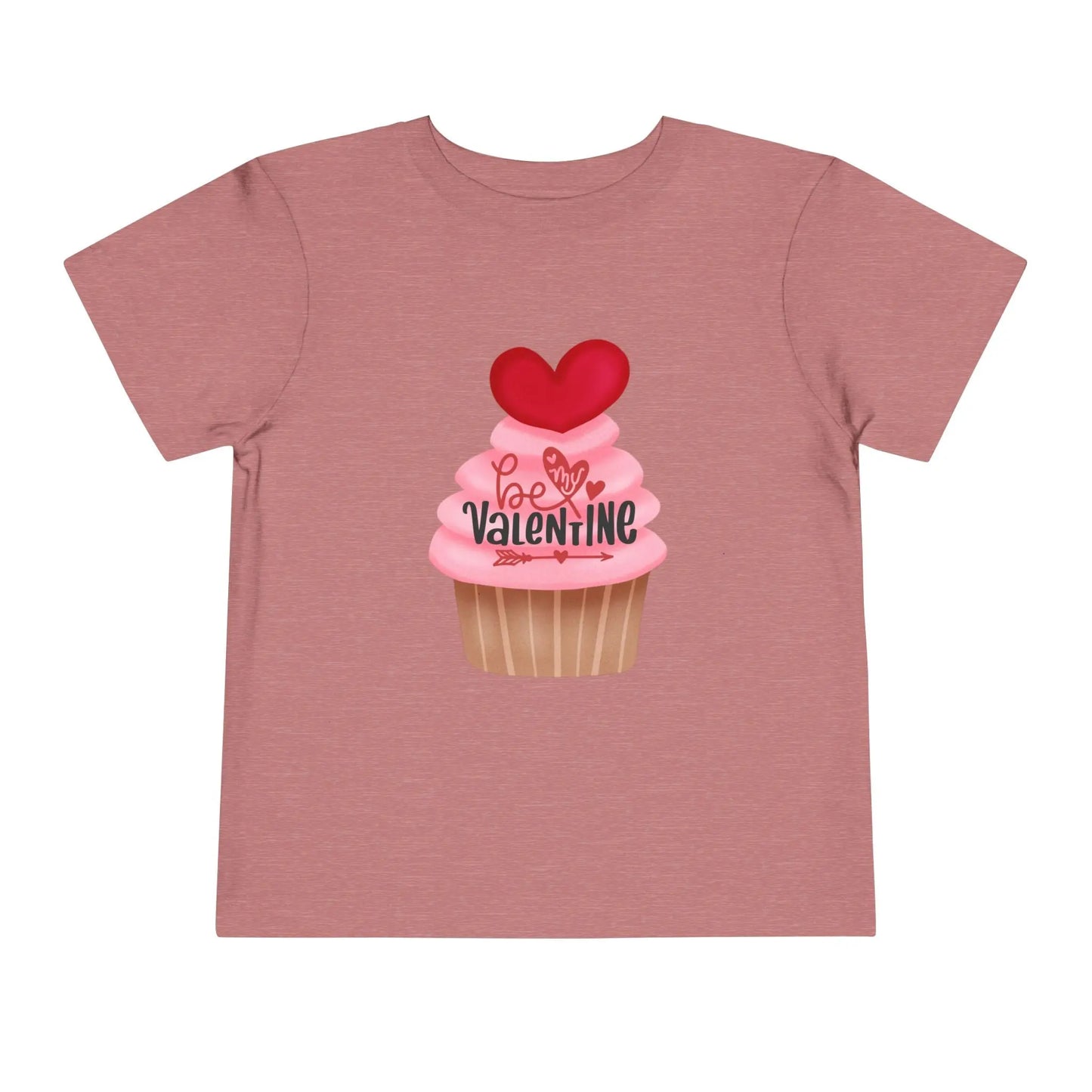 Soft cotton toddler tee with rosy cupcake and heart topper. Perfect for Valentine's Day celebrations and spreading love. Sizes 2T-5T.
Heather Mauve