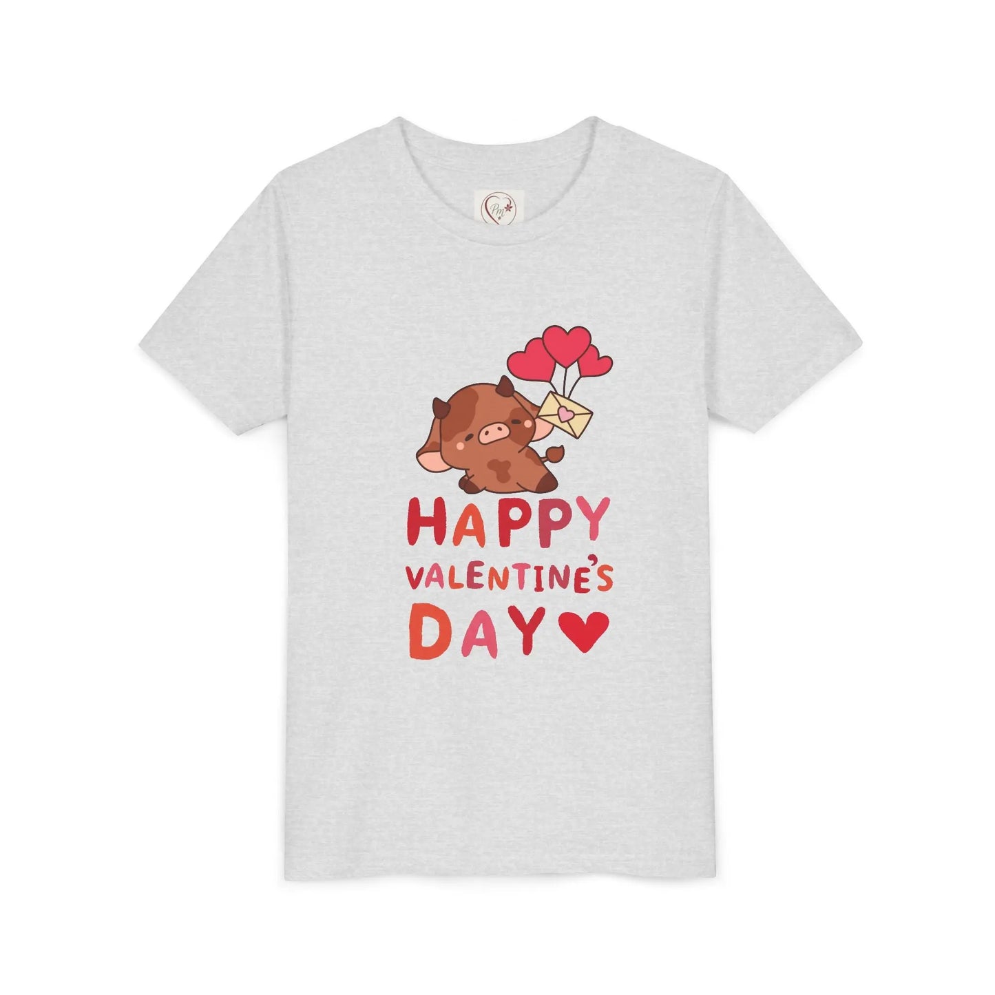 Adorable Valentine's Day youth tee featuring a cute boar with hearts. Unique, fun design perfect for school parties, celebrations & spreading love.
Ash