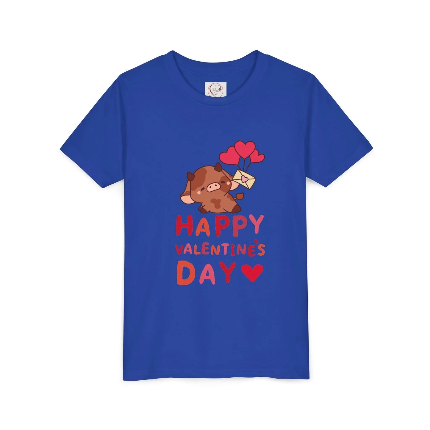 Adorable Valentine's Day youth tee featuring a cute boar with hearts. Unique, fun design perfect for school parties, celebrations & spreading love.
True Royal