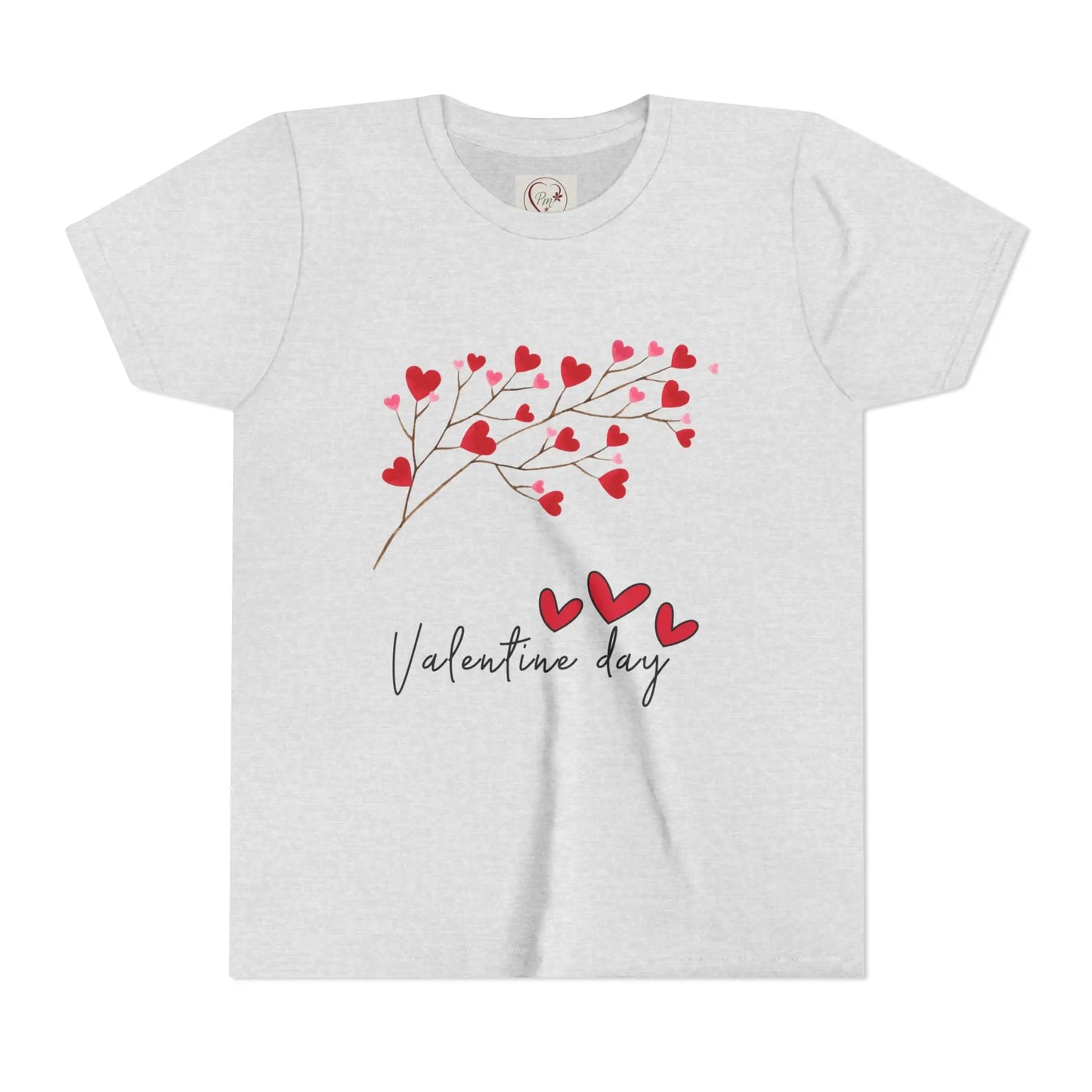 Sweet Valentine's Day youth tee with charming heart branch design. Perfect for school parties, celebrations & spreading love all February long.
Ash
