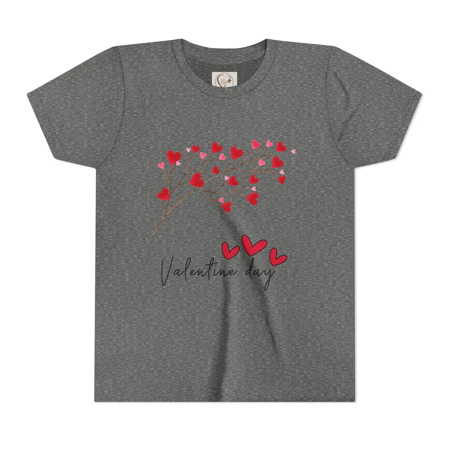 Sweet Valentine's Day youth tee with charming heart branch design. Perfect for school parties, celebrations & spreading love all February long.
Deep Heather