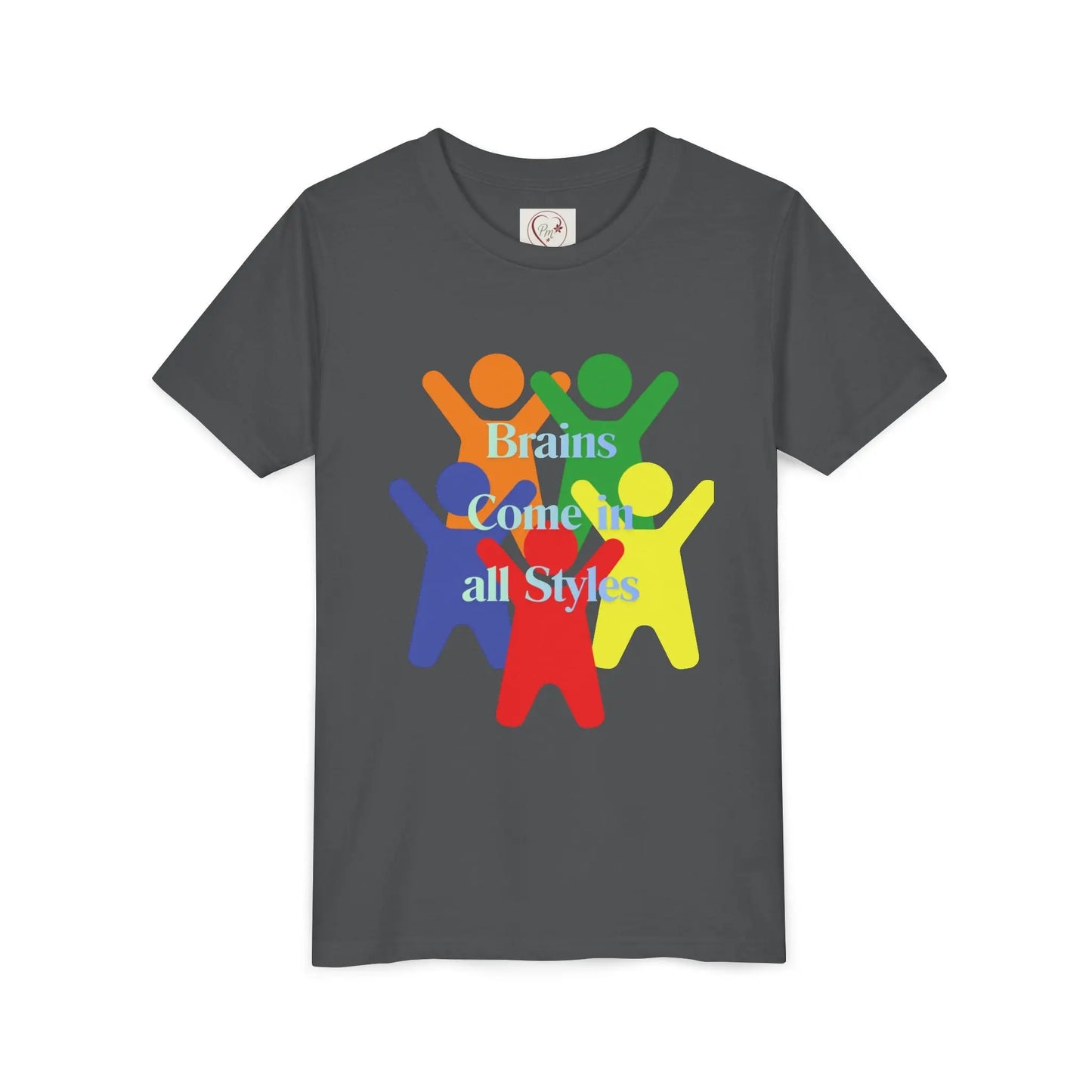 Youth Tee - Rainbow Kids Diversity & Inclusion Shirt | PM Creations 25
Asphalt