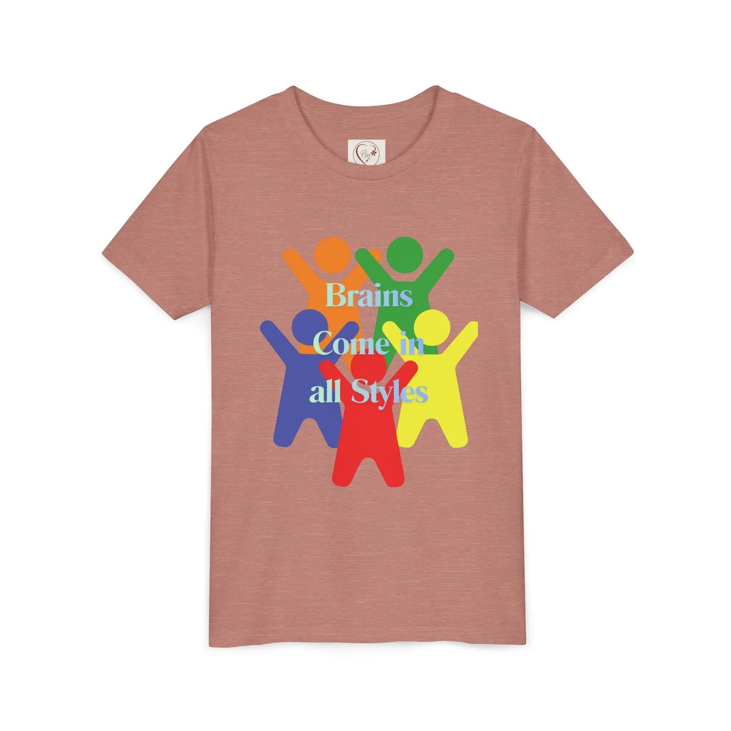Youth Tee - Rainbow Kids Diversity & Inclusion Shirt | PM Creations 25
Heather Mauve
