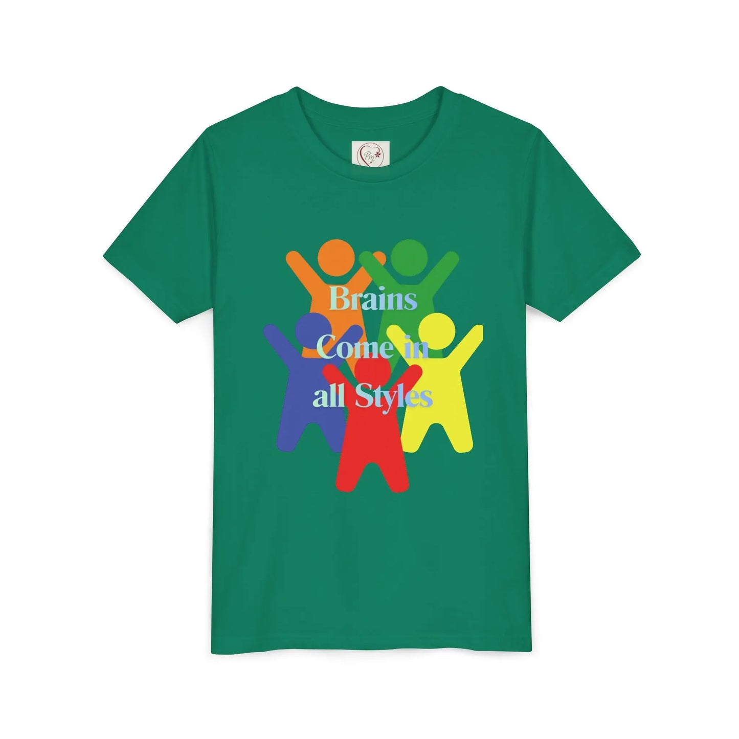 Youth Tee - Rainbow Kids Diversity & Inclusion Shirt | PM Creations 25
Kelly Green