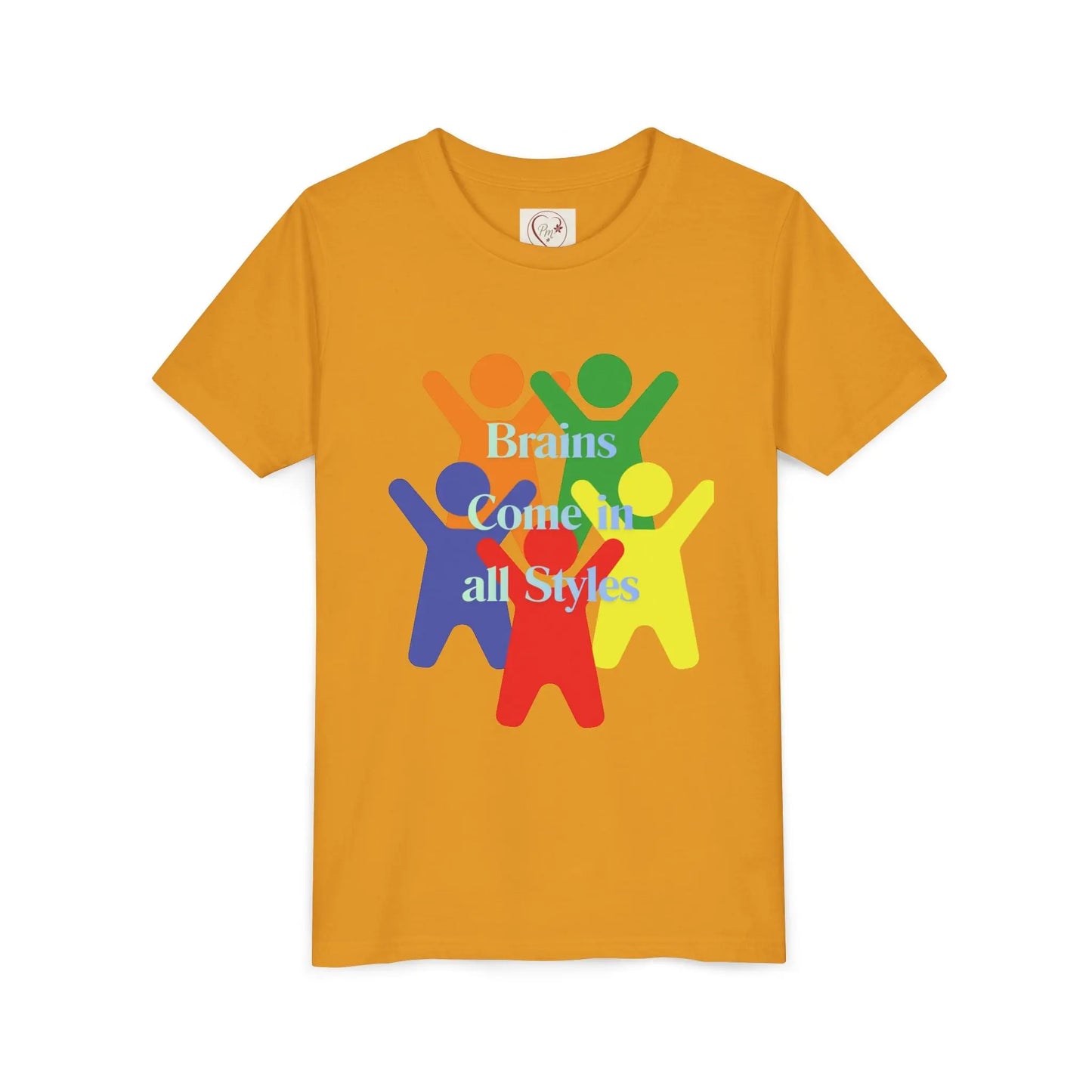 Youth Tee - Rainbow Kids Diversity & Inclusion Shirt | PM Creations 25
Mustard