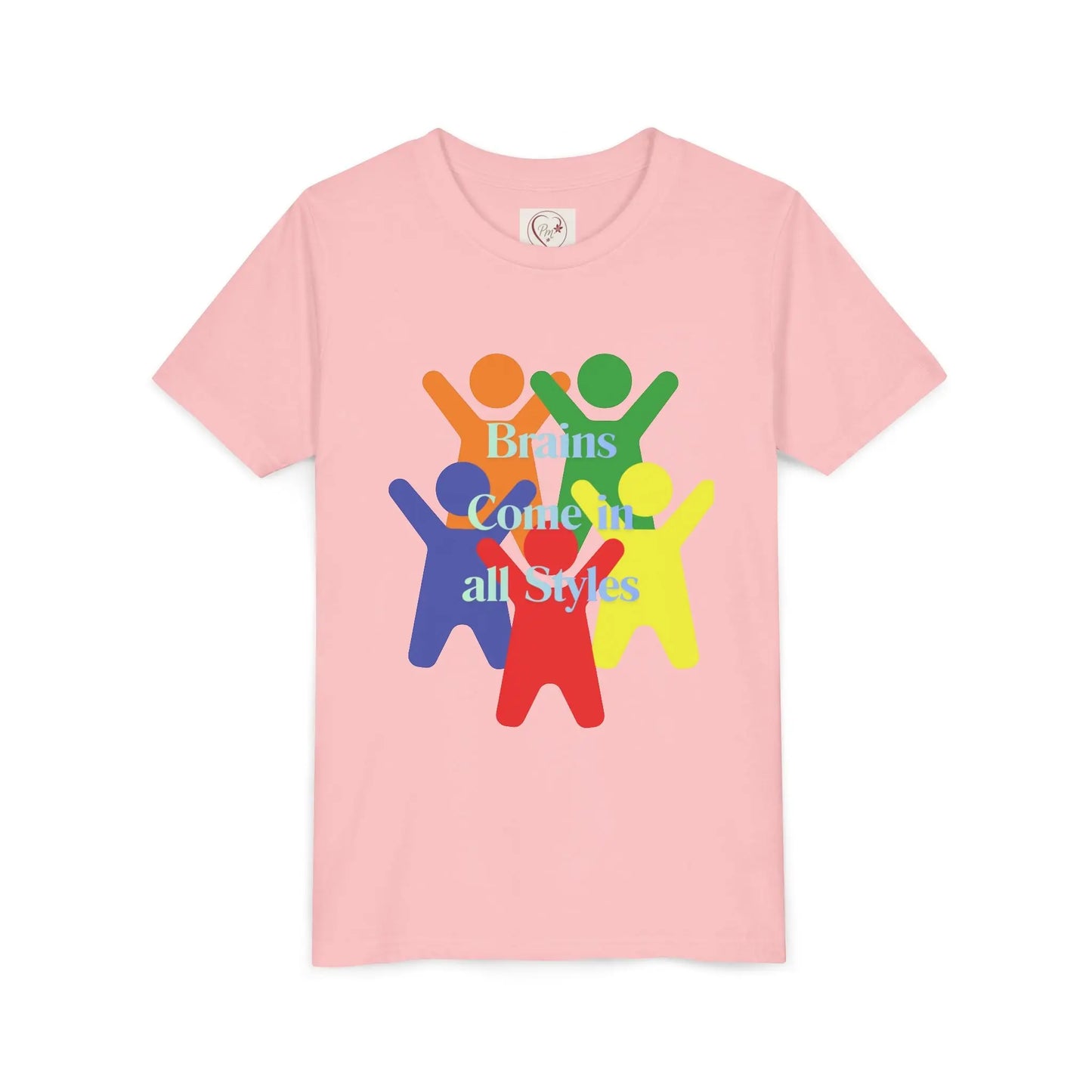 Youth Tee - Rainbow Kids Diversity & Inclusion Shirt | PM Creations 25
Pink