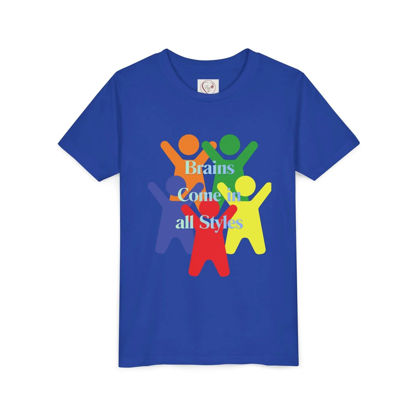 Youth Tee - Rainbow Kids Diversity & Inclusion Shirt | PM Creations 25
True Royal