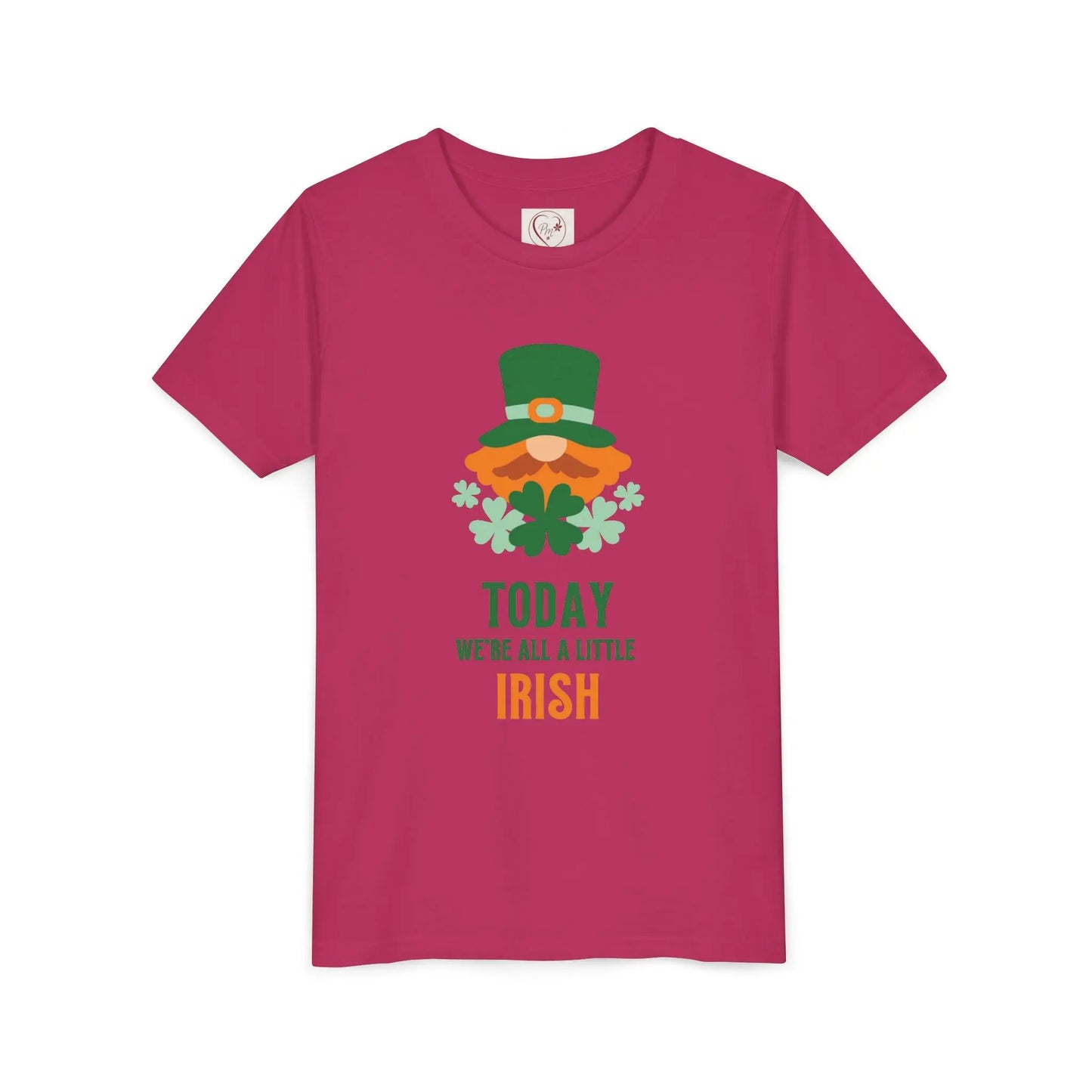 Soft cotton youth tee with cheerful leprechaun and Today We're All a Little Irish message. Perfect for St. Patrick's Day celebrations. Sizes S-XL.
Berry